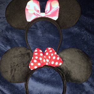 Minnie Mouse ears two pairs